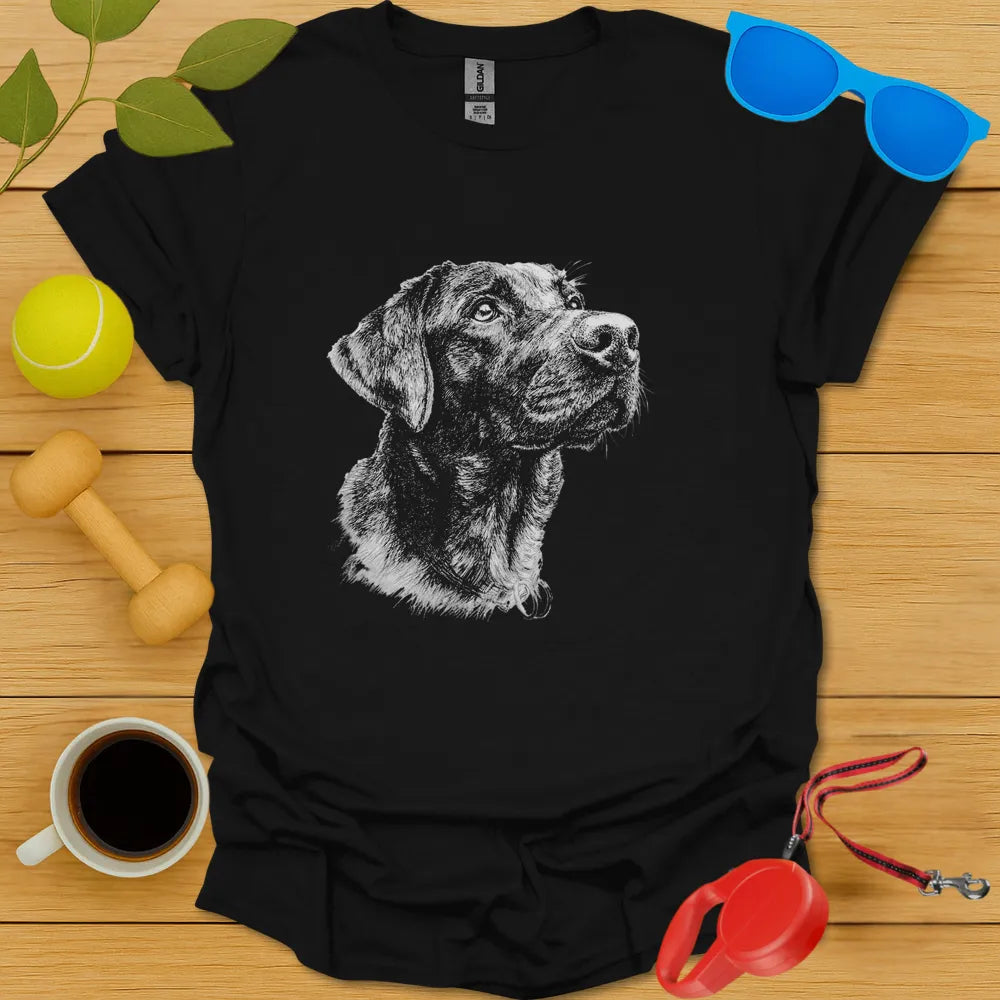 Labradcor Retriever Pen Ink Tee