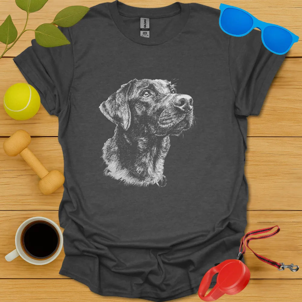 Labradcor Retriever Pen Ink Tee
