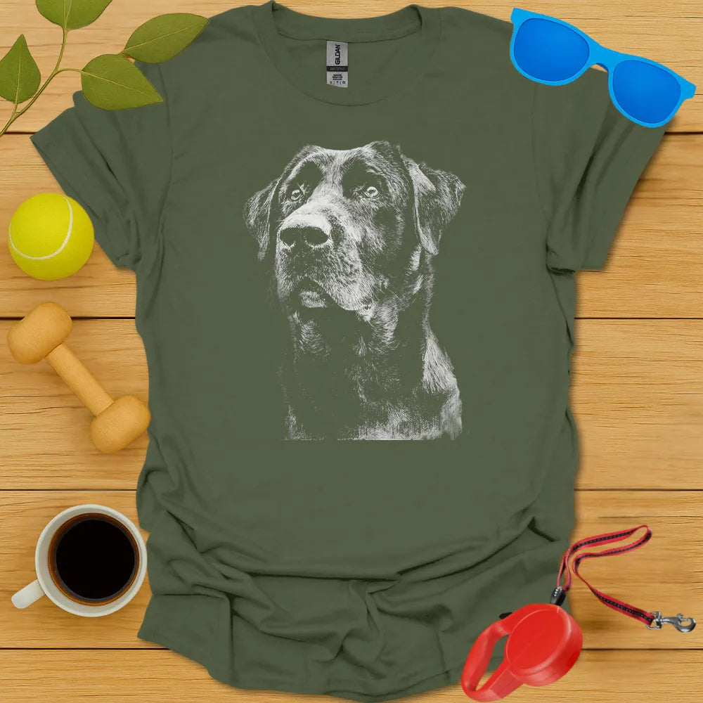 Labrador Charcoal Art Tee