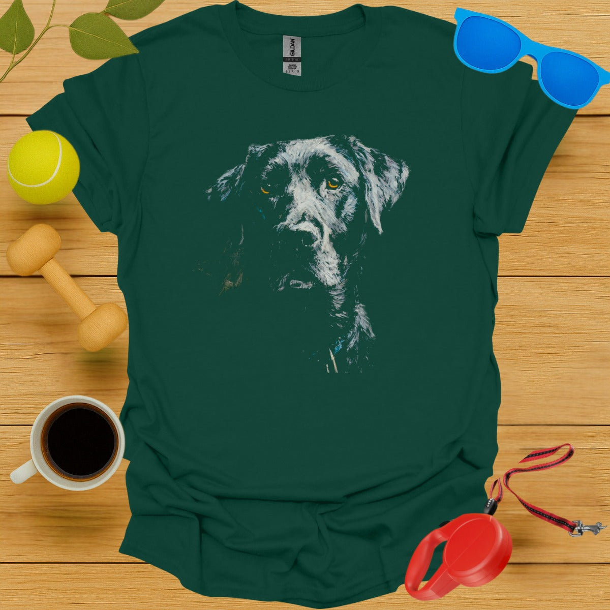Labrador Retriever Acrylic Portrait