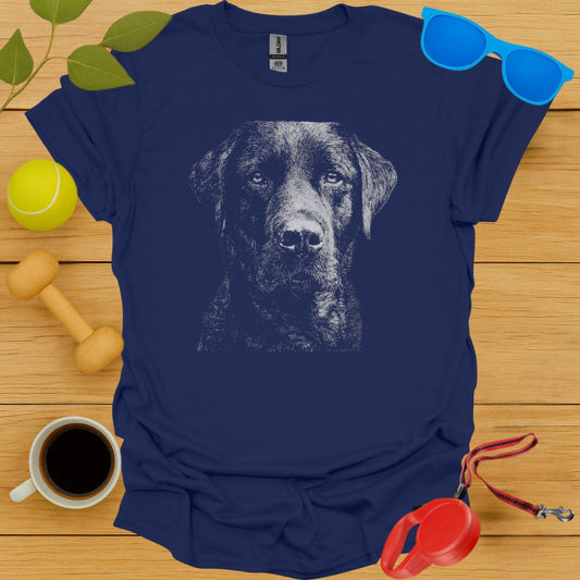 Labrador Retriever Aquatint Portrait Tee