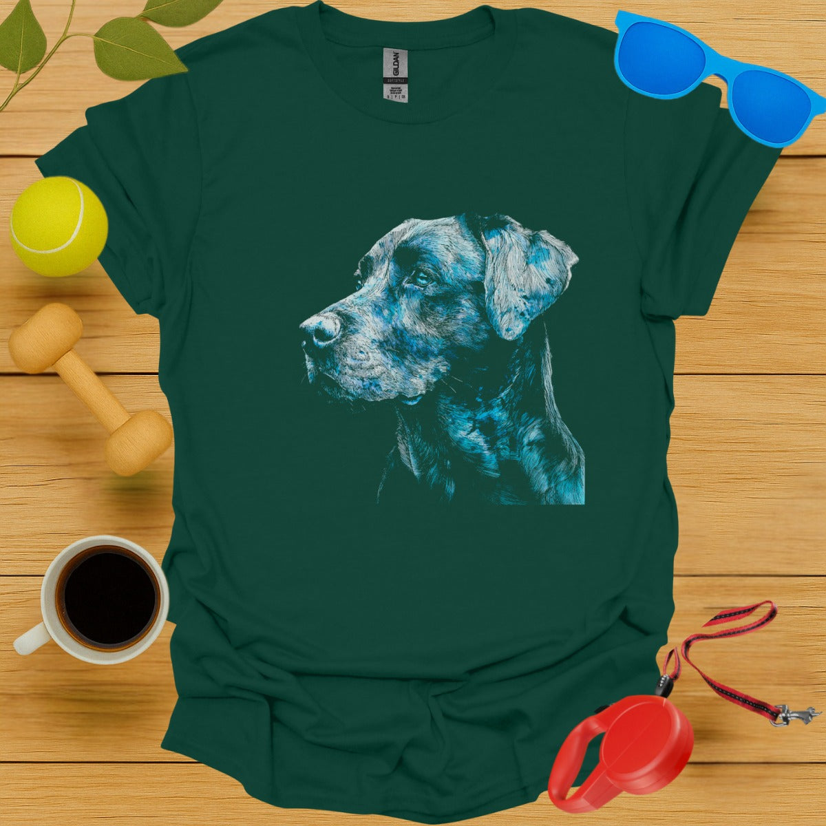 Labrador Retriever Batik Portrait
