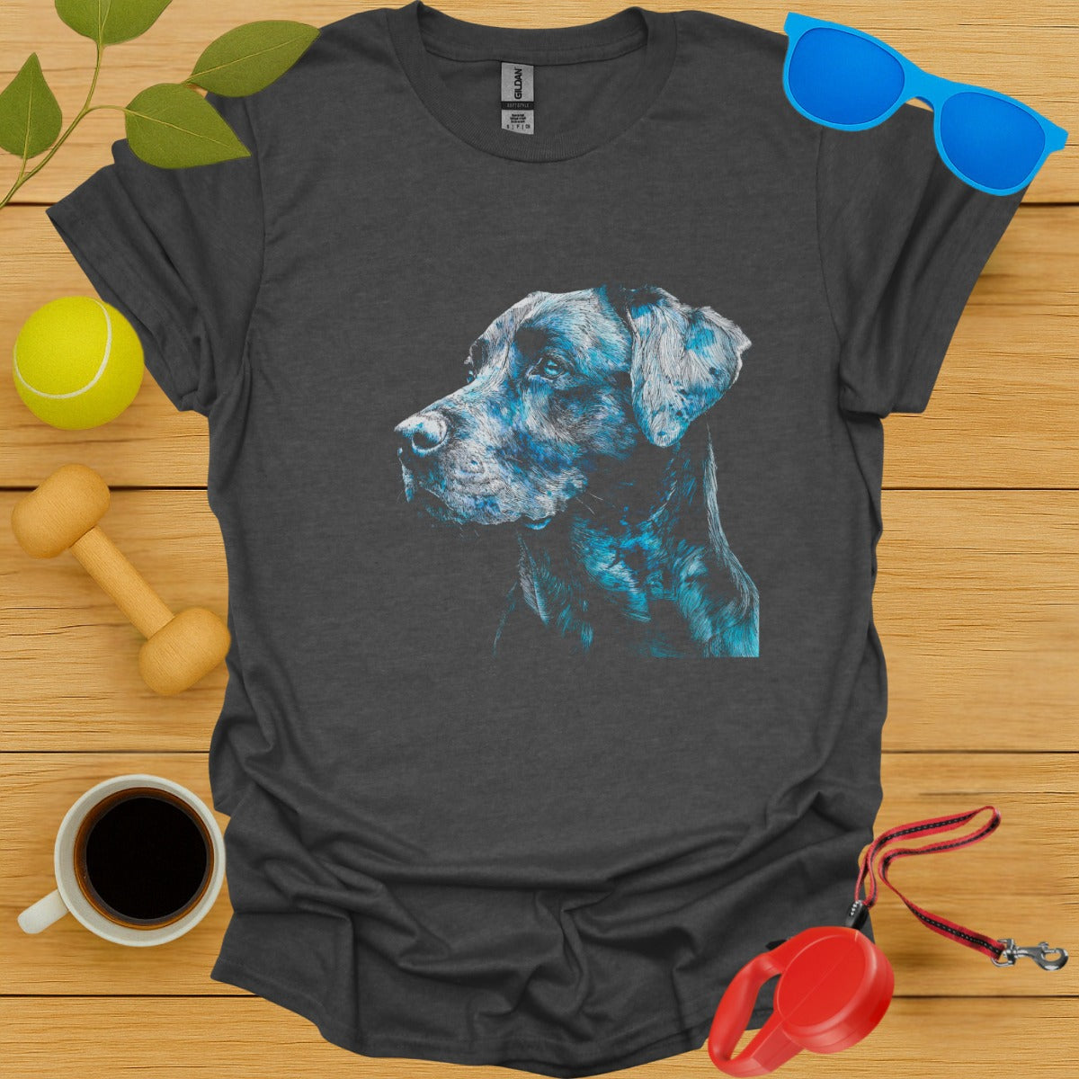 Labrador Retriever Batik Portrait