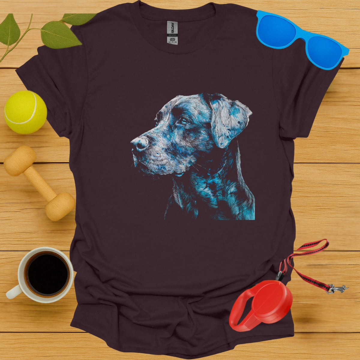 Labrador Retriever Batik Portrait