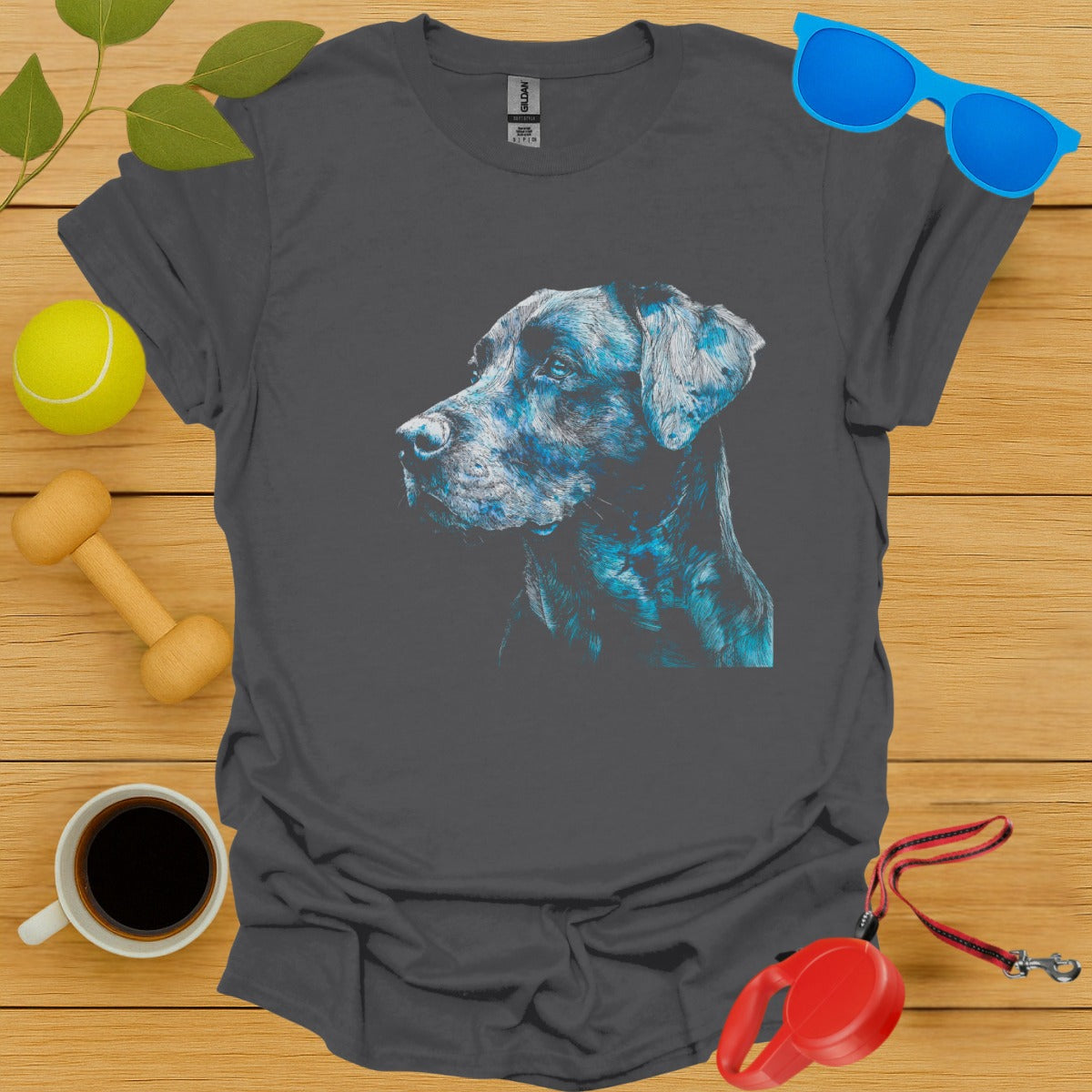 Labrador Retriever Batik Portrait