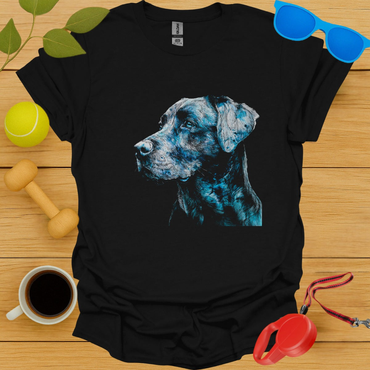 Labrador Retriever Batik Portrait