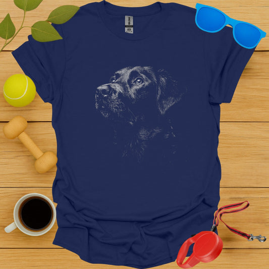 Labrador Retriever Blackboard Portrait Tee