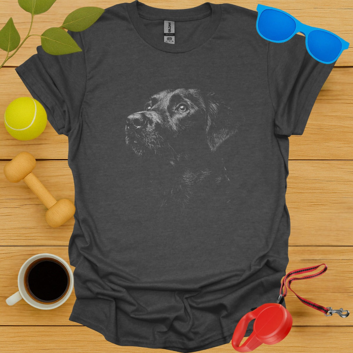 Labrador Retriever Blackboard Portrait Tee