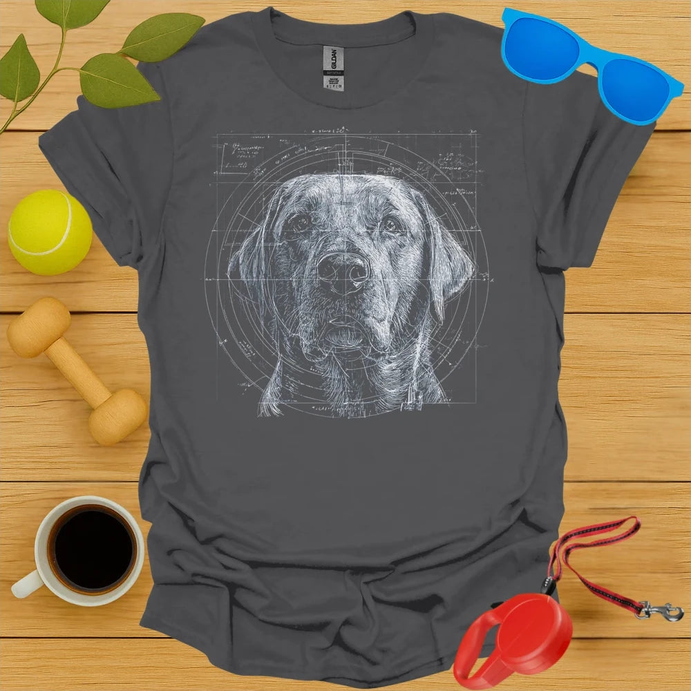 Labrador Retriever Blueprint Tee