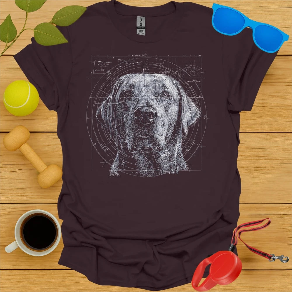 Labrador Retriever Blueprint Tee
