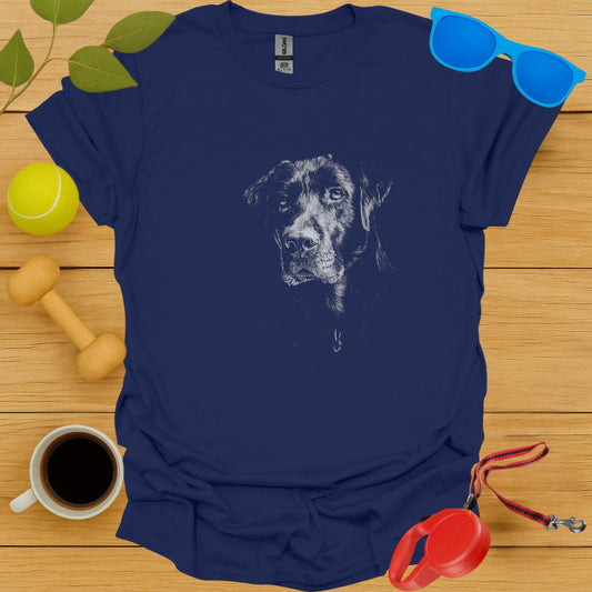 Labrador Retriever Chalk Portrait