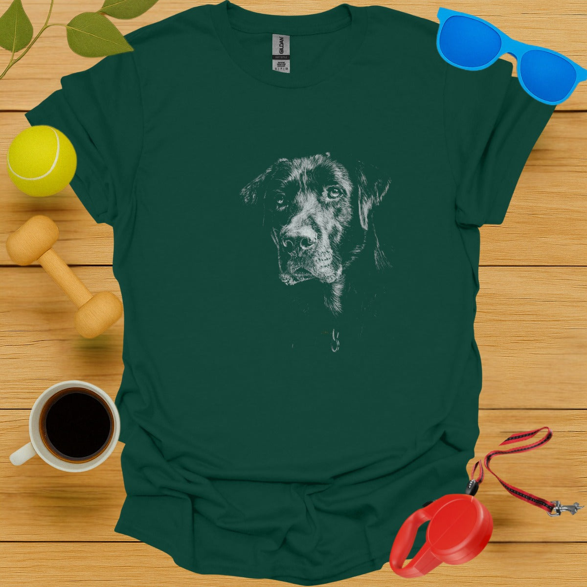 Labrador Retriever Chalk Portrait