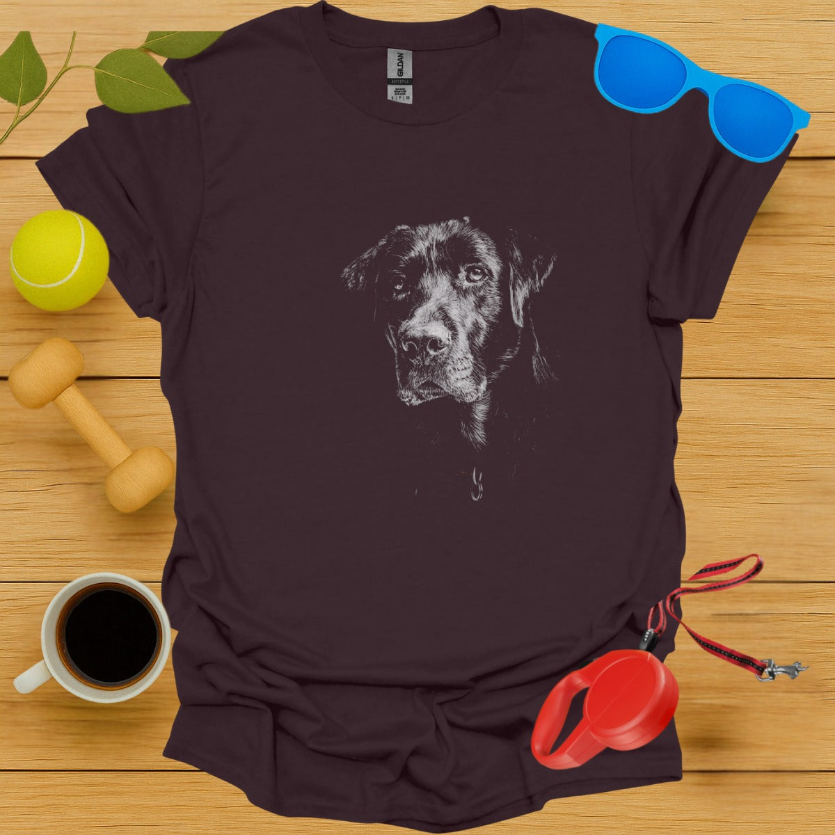 Labrador Retriever Chalk Portrait