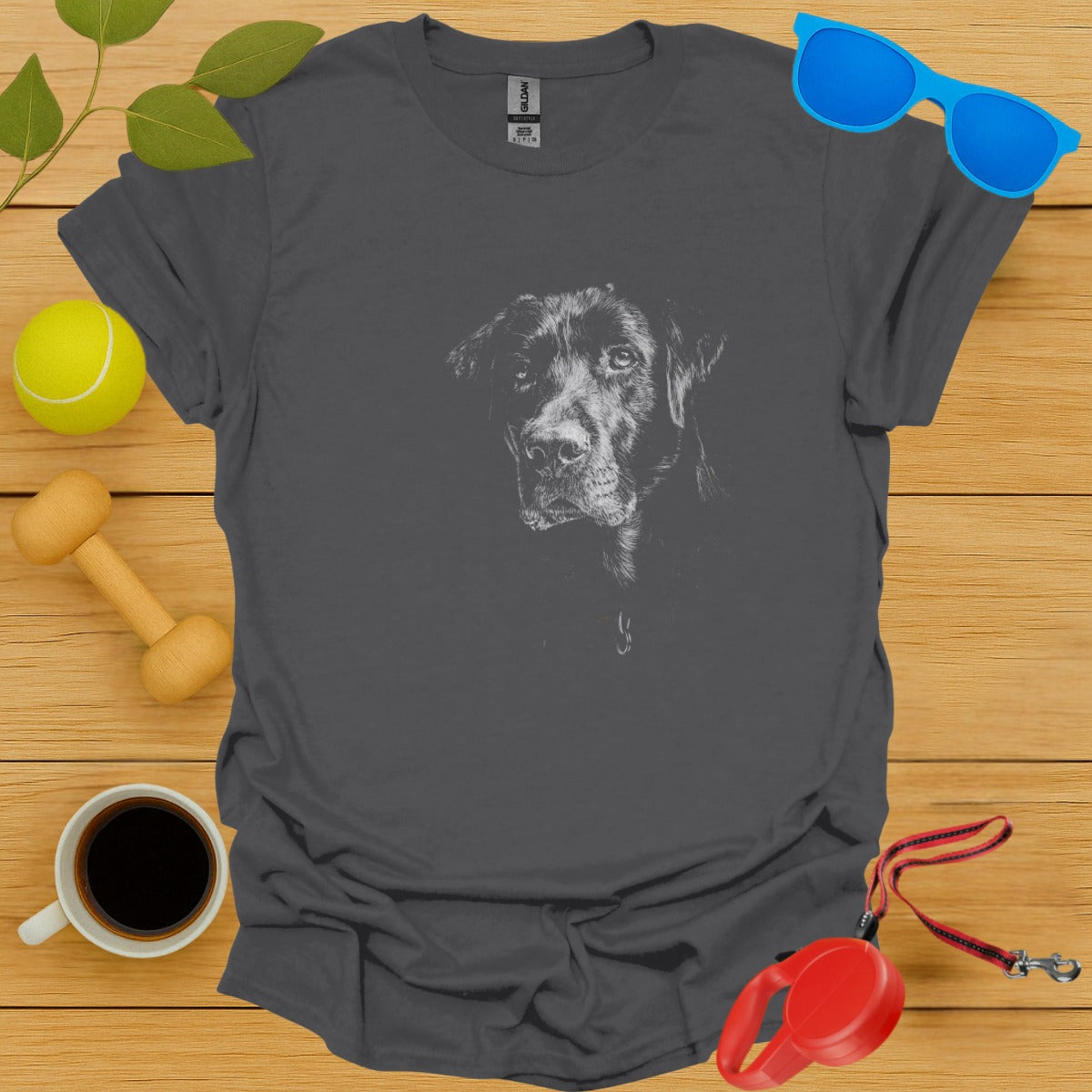 Labrador Retriever Chalk Portrait