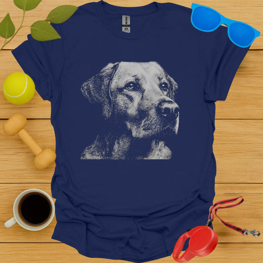 Labrador Retriever Collotype Portrait