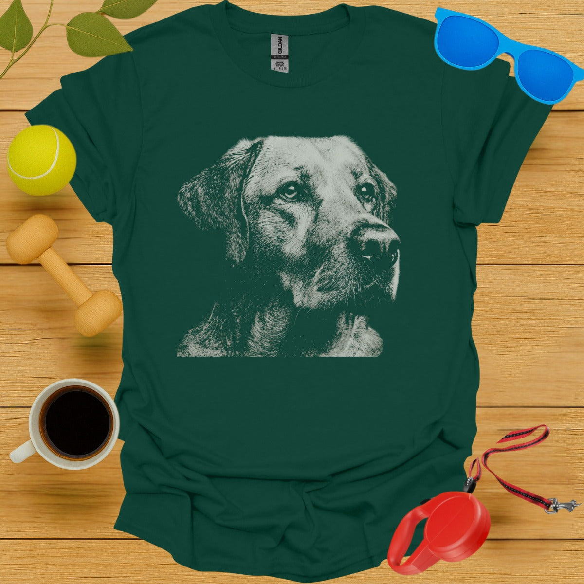 Labrador Retriever Collotype Portrait