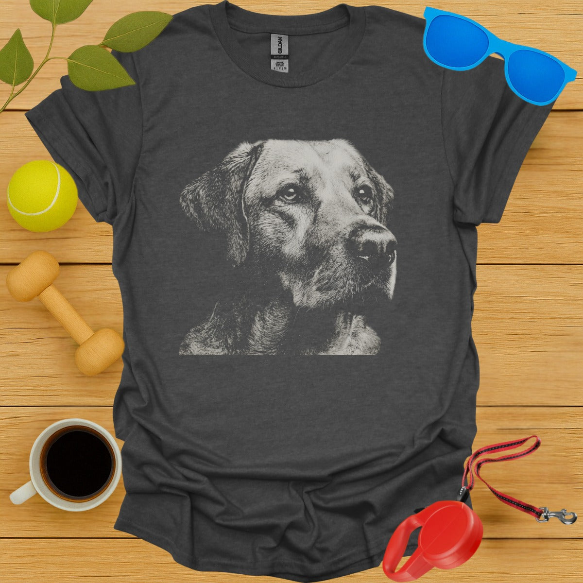 Labrador Retriever Collotype Portrait