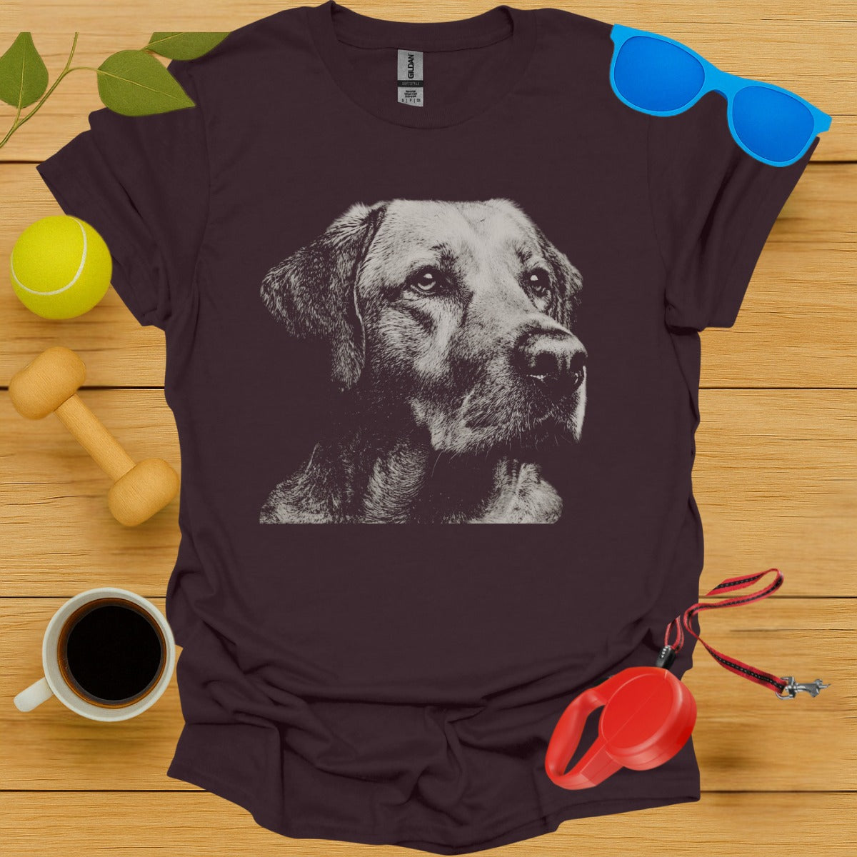 Labrador Retriever Collotype Portrait