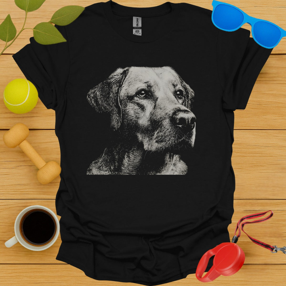 Labrador Retriever Collotype Portrait