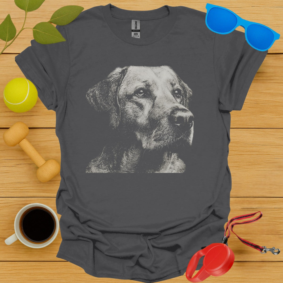 Labrador Retriever Collotype Portrait