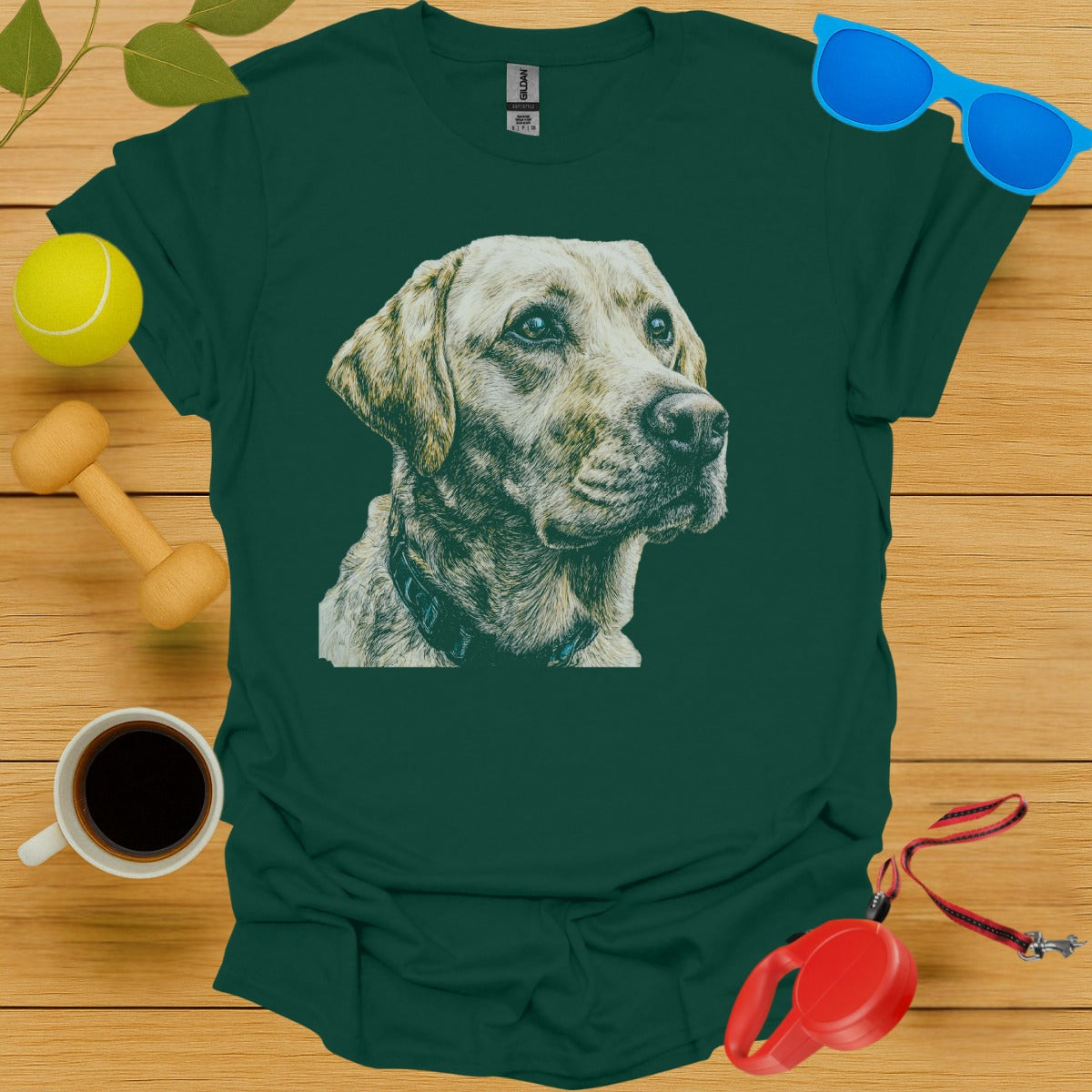 Labrador Retriever Colored Pencil Portrait Tee