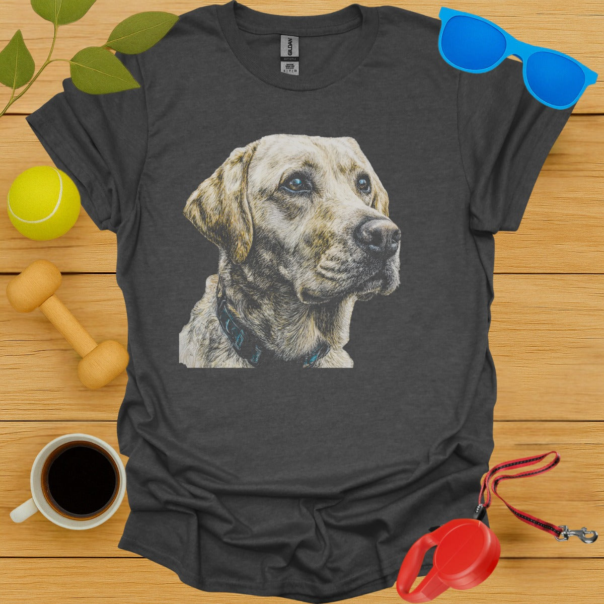 Labrador Retriever Colored Pencil Portrait Tee
