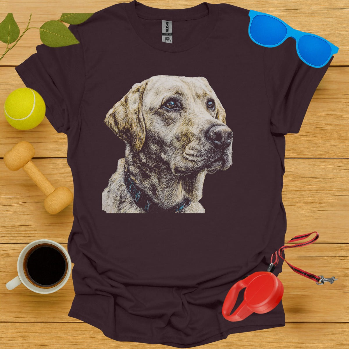 Labrador Retriever Colored Pencil Portrait Tee