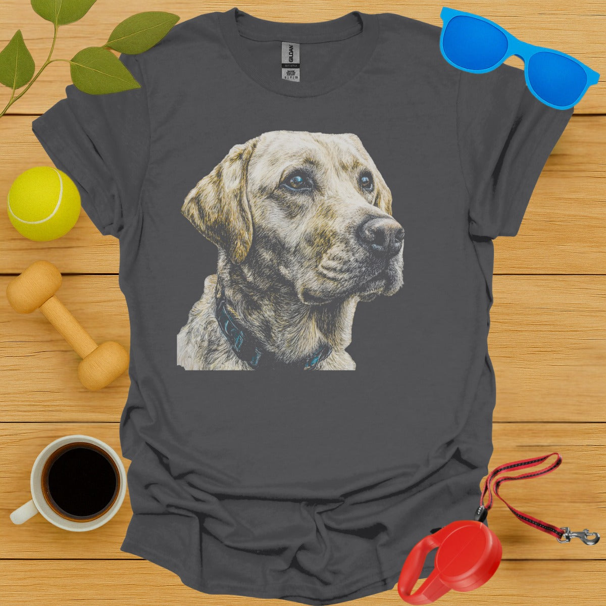Labrador Retriever Colored Pencil Portrait Tee