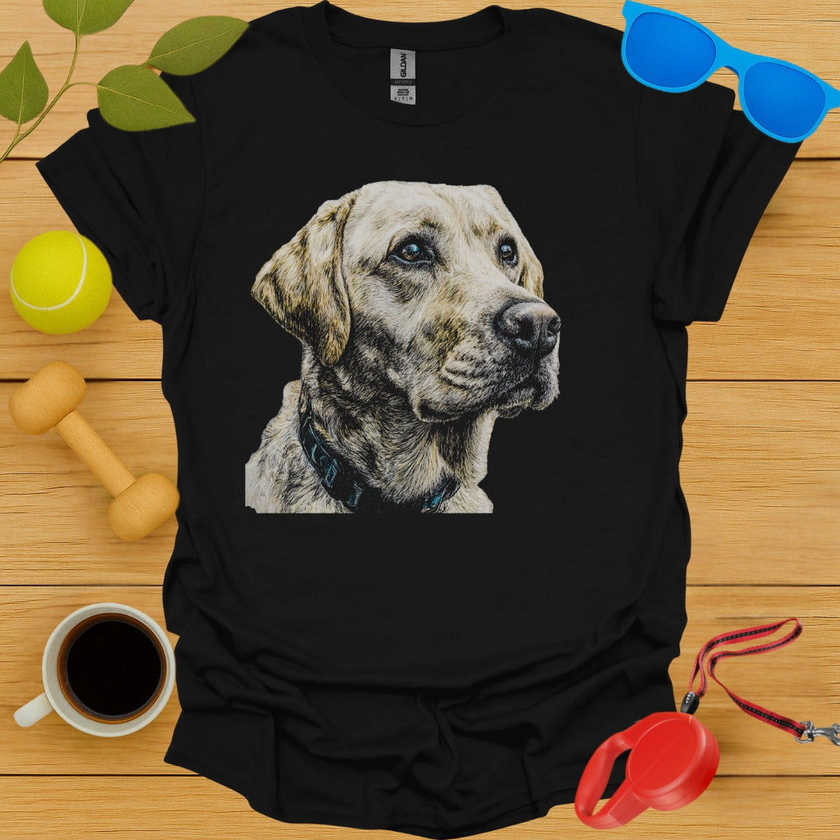 Labrador Retriever Colored Pencil Portrait Tee