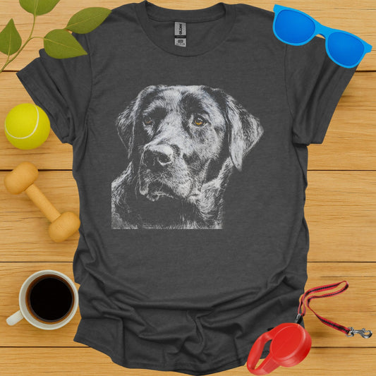 Labrador Retriever Crayon Portrait