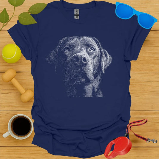 Labrador Retriever Dotwork Portrait Tee