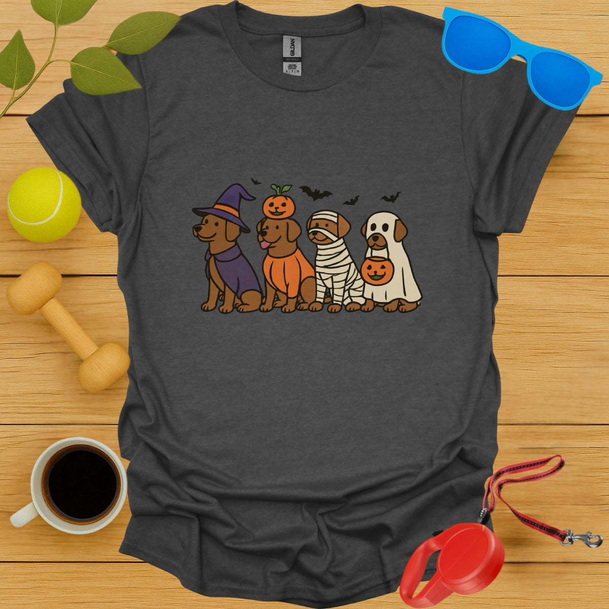 Halloween Dogs Funny Graphic Unisex T-Shirt product