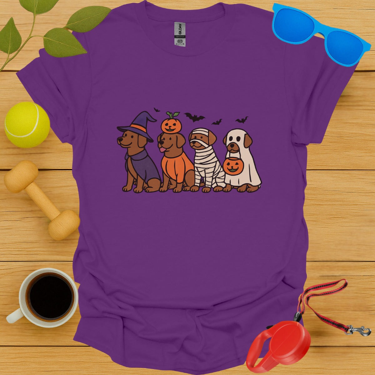 Halloween Dogs in Costumes Graphic Tee product