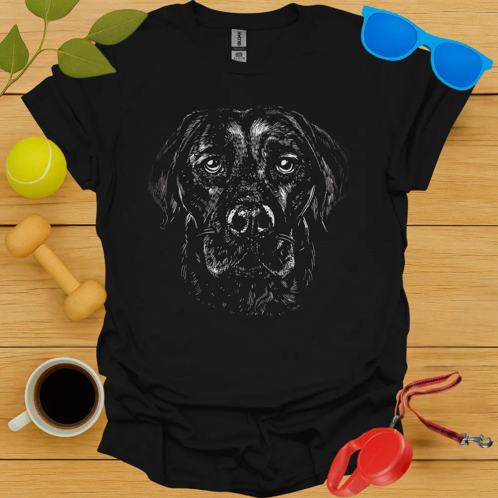 Labrador Retriever Monochrome Shirt