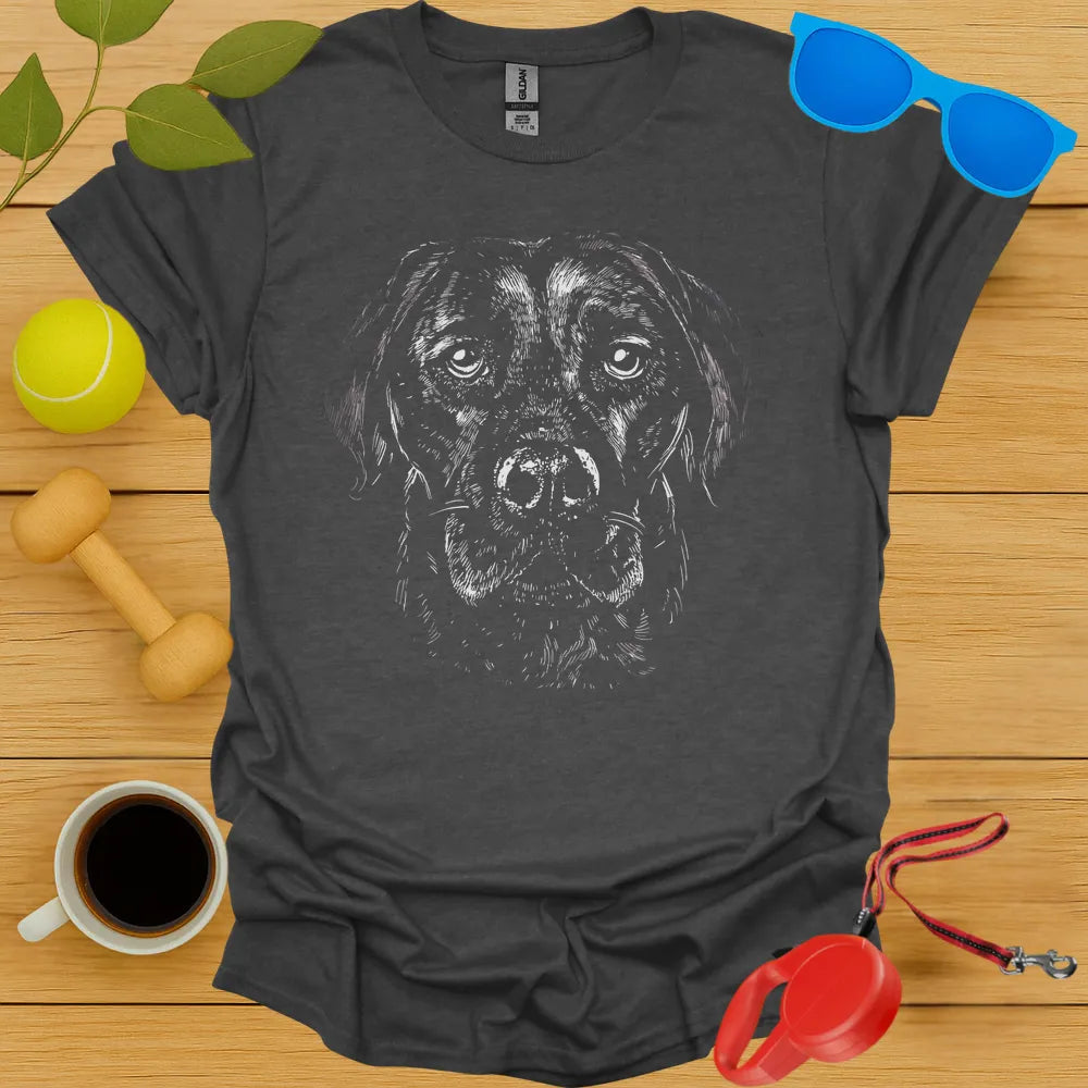 Labrador Retriever Monochrome Shirt