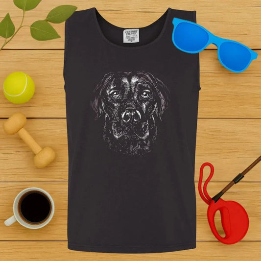 Labrador Retriever Monochrome Tank