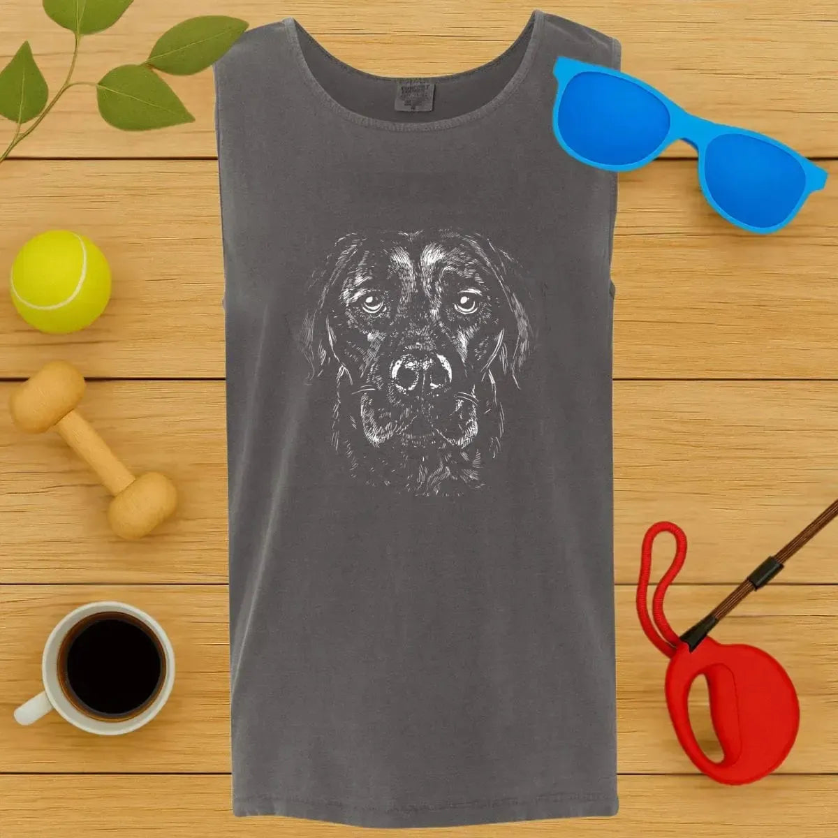 Labrador Retriever Monochrome Tank
