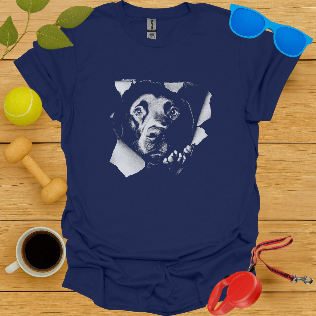 Labrador Retriever Peaking T-Shirt