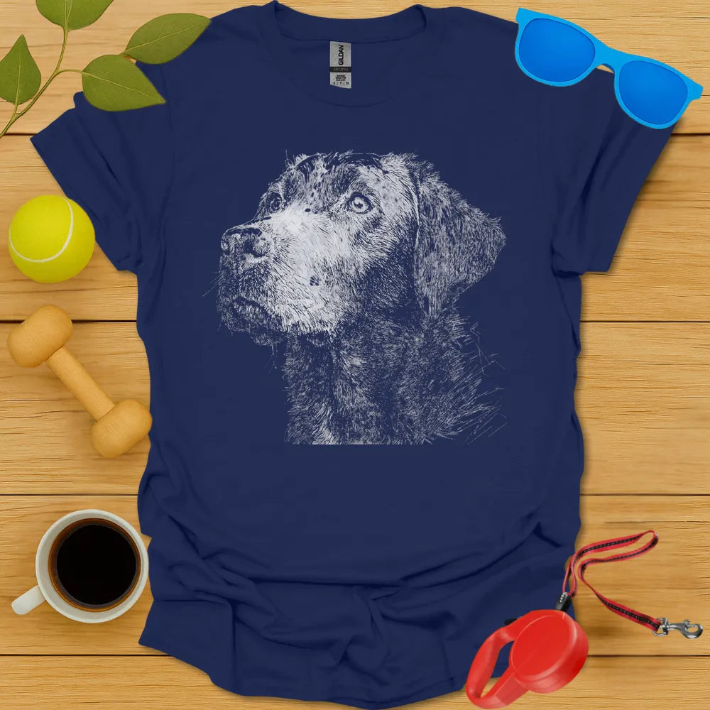 Labrador Retriever Pen-Ink T Shirt