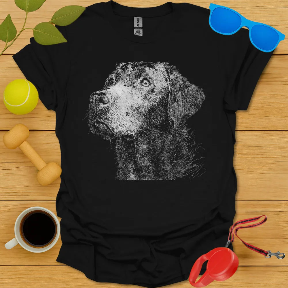 Labrador Retriever Pen-Ink T Shirt