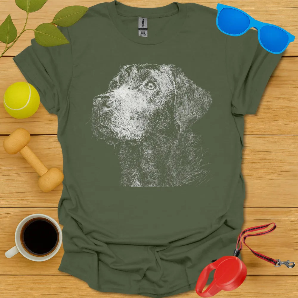 Labrador Retriever Pen-Ink T Shirt
