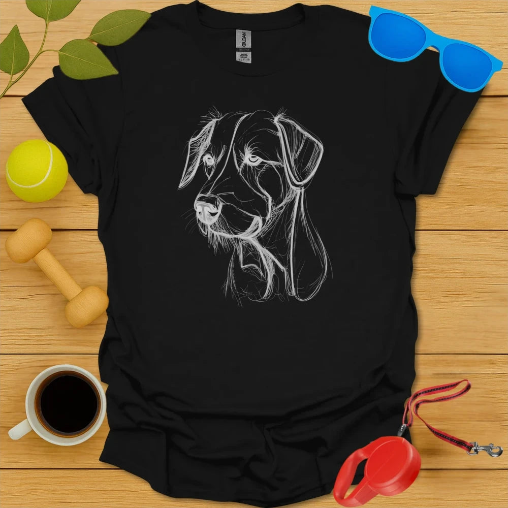 Labrador Retriever Pencil Sketch Tee