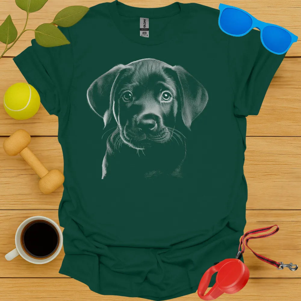 Labrador Retriever Puppy Portrait Tee