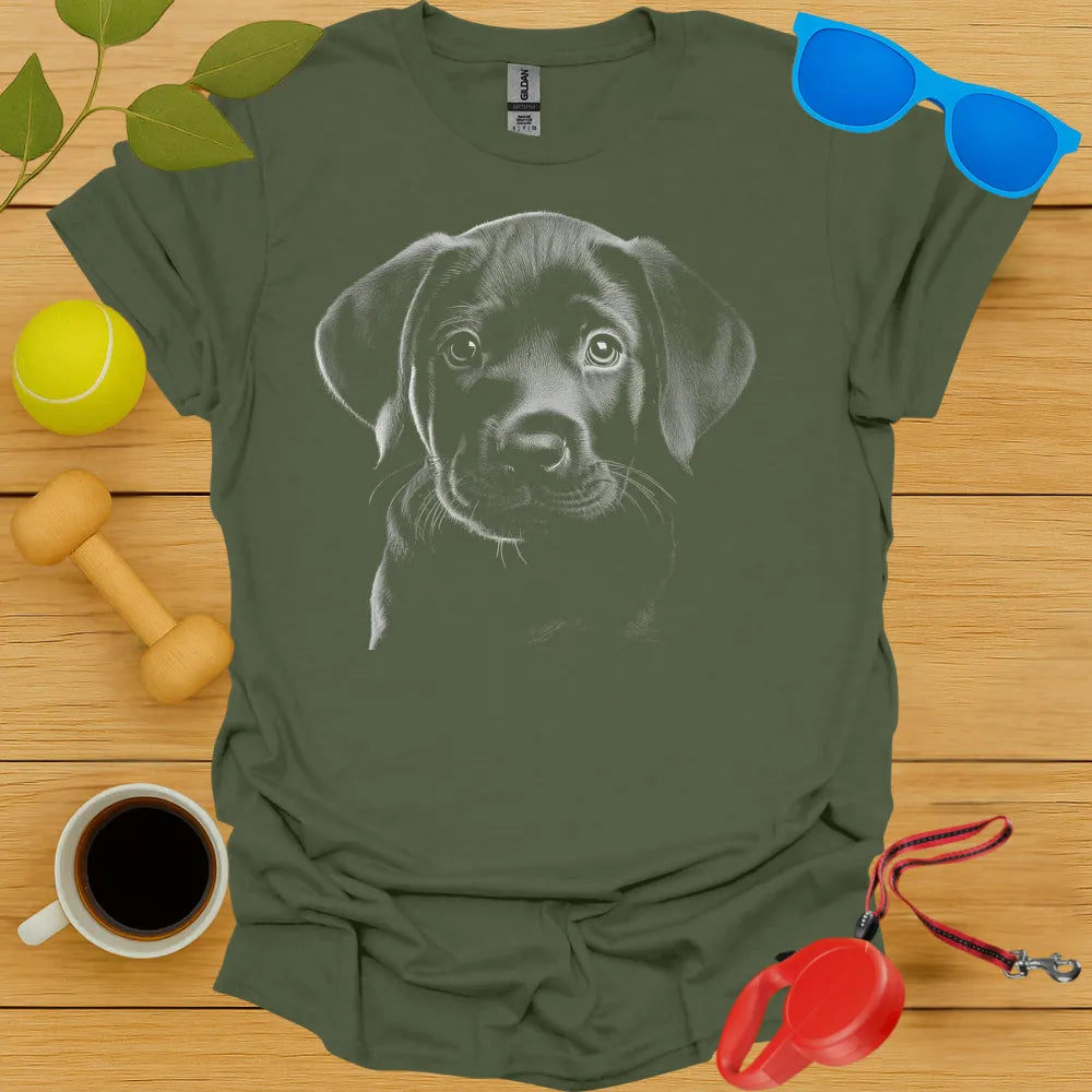 Labrador Retriever Puppy Portrait Tee