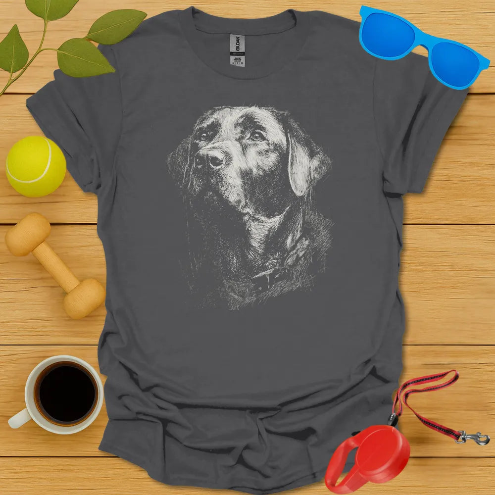 Labrador Retriever Sketch T Shirt