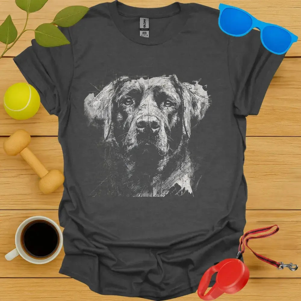 Labrador Retriever Sketch T-Shirt