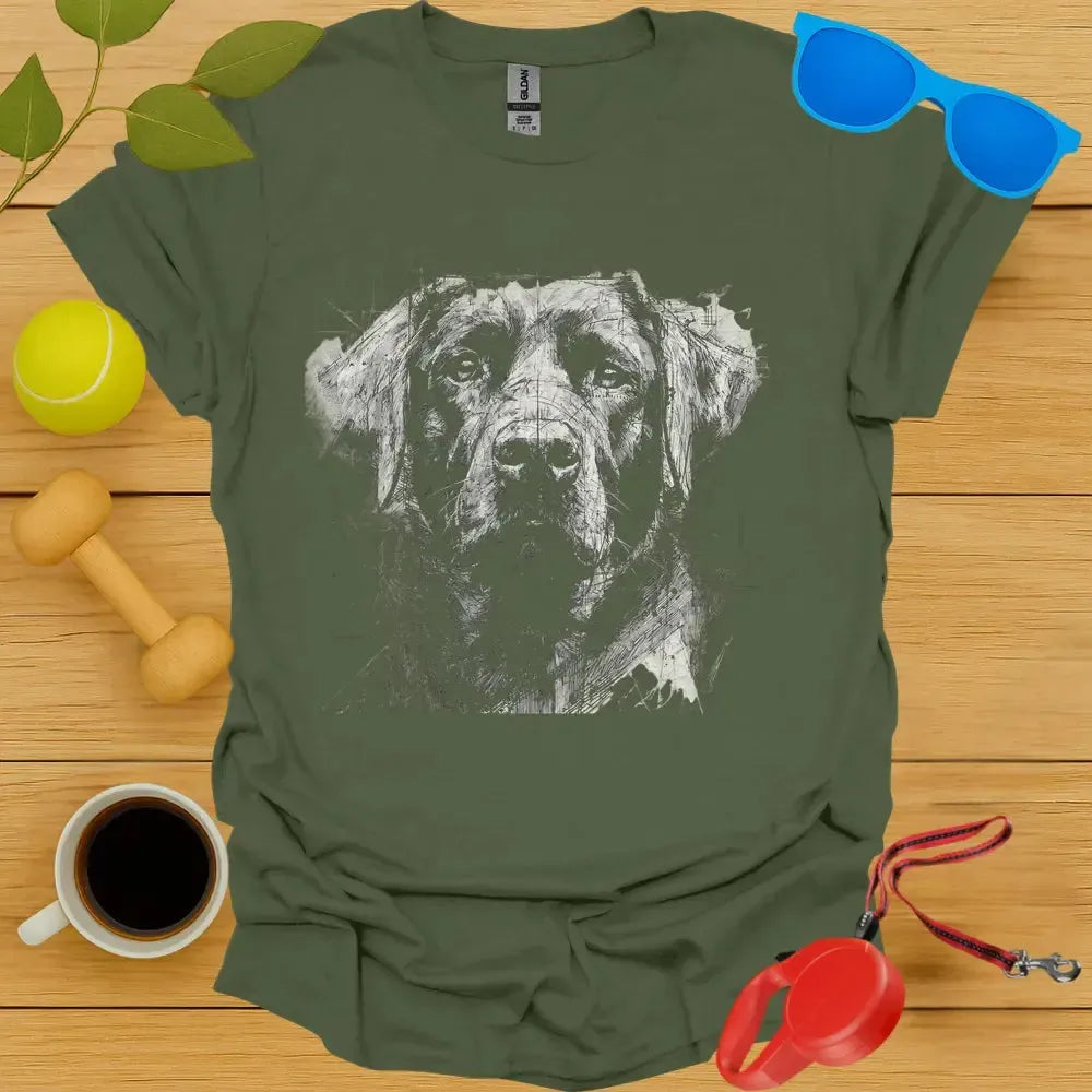 Labrador Retriever Sketch T-Shirt