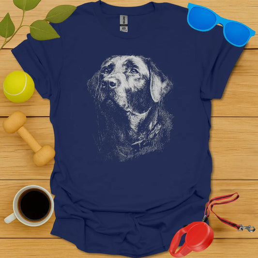 Labrador Retriever Sketch T Shirt