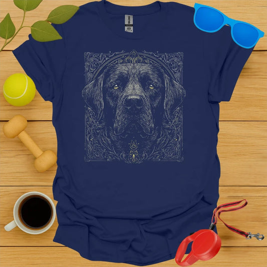 Labrador Retriever Tattoo Portrait Tee