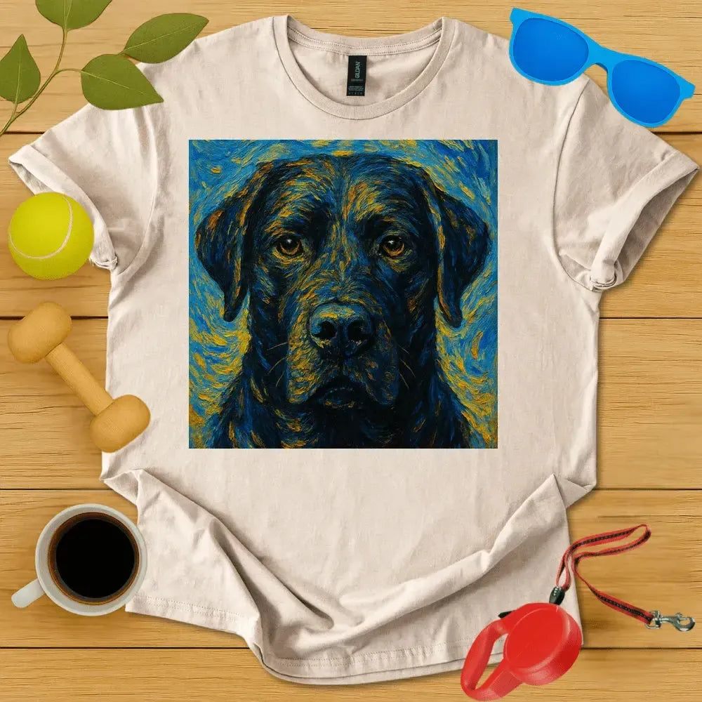 Labrador Retriever Van Gogh Tee